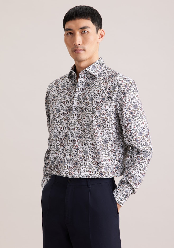 Comfort Chemise d'affaires Imprimé dans Vert | Boutique en ligne Seidensticker