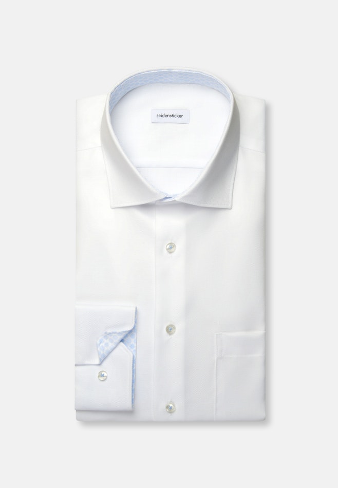Regular Business shirt Structure in Weiß | Seidensticker online shop