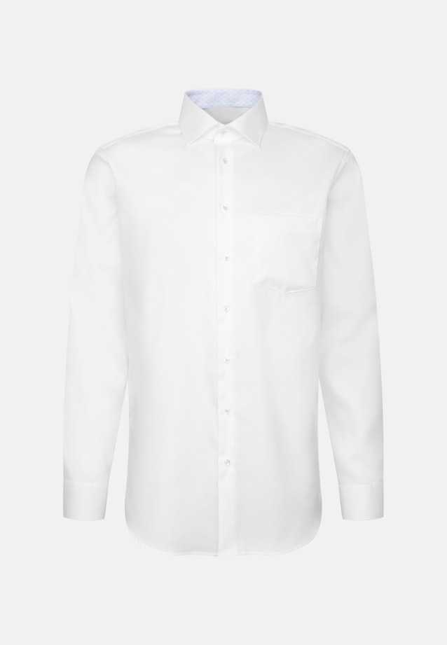 Regular Chemise d'affaires Structure in Blanc |  Seidensticker Onlineshop
