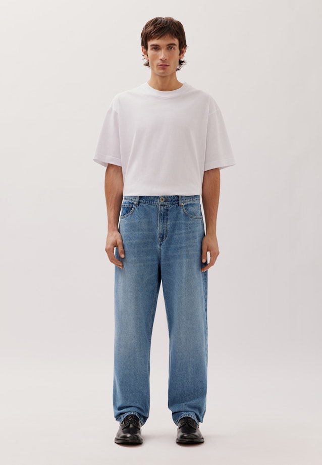 5-Pocket Blue Denim Cropped in Dunkelblau |  Seidensticker Onlineshop