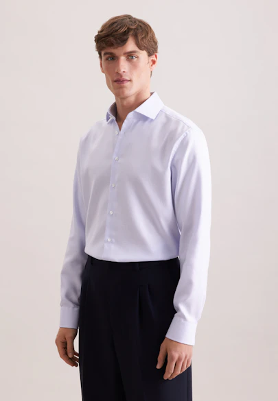 Comfort Chemise d'affaires Structure in Rose Fuchsia | Seidensticker Onlineshop