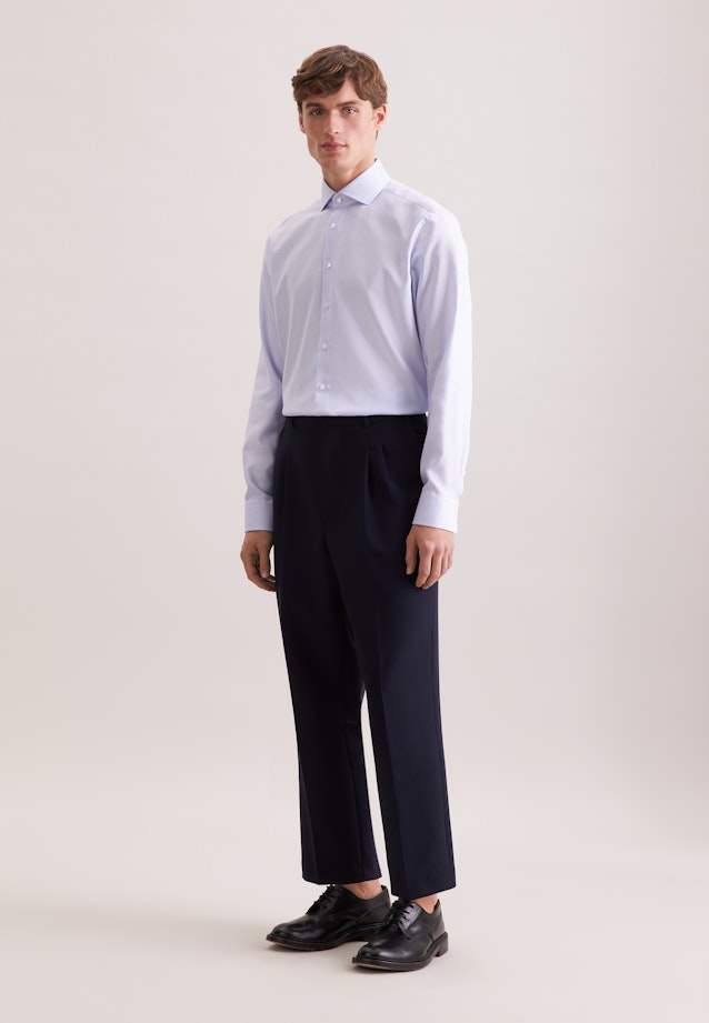 Comfort Business Hemd Struktur in Rosa |  Seidensticker Onlineshop