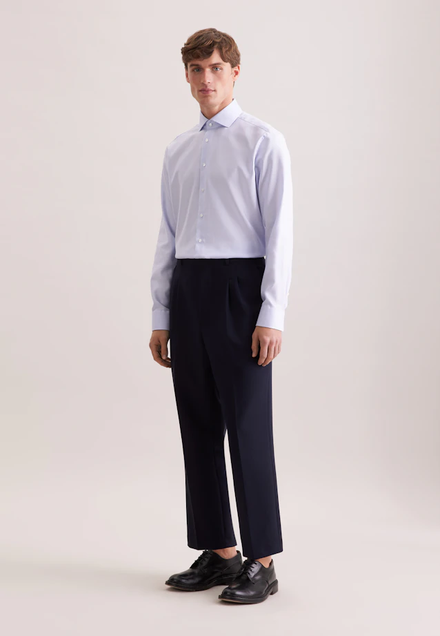 Comfort Business Hemd Struktur in Rosa |  Seidensticker Onlineshop