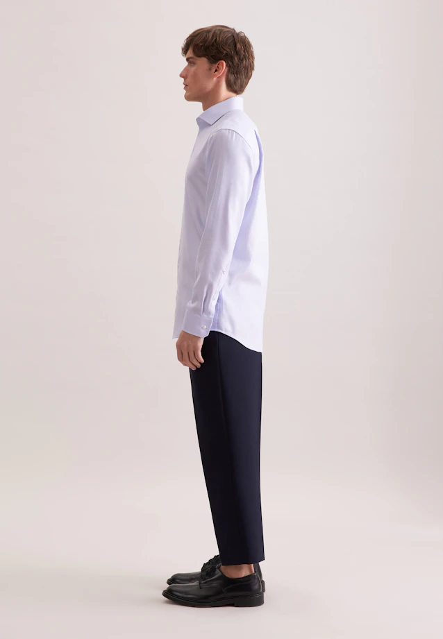 Comfort Business Hemd Struktur in Rosa |  Seidensticker Onlineshop