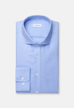 Regular Business Hemd Struktur in Mittelblau |  Seidensticker Onlineshop