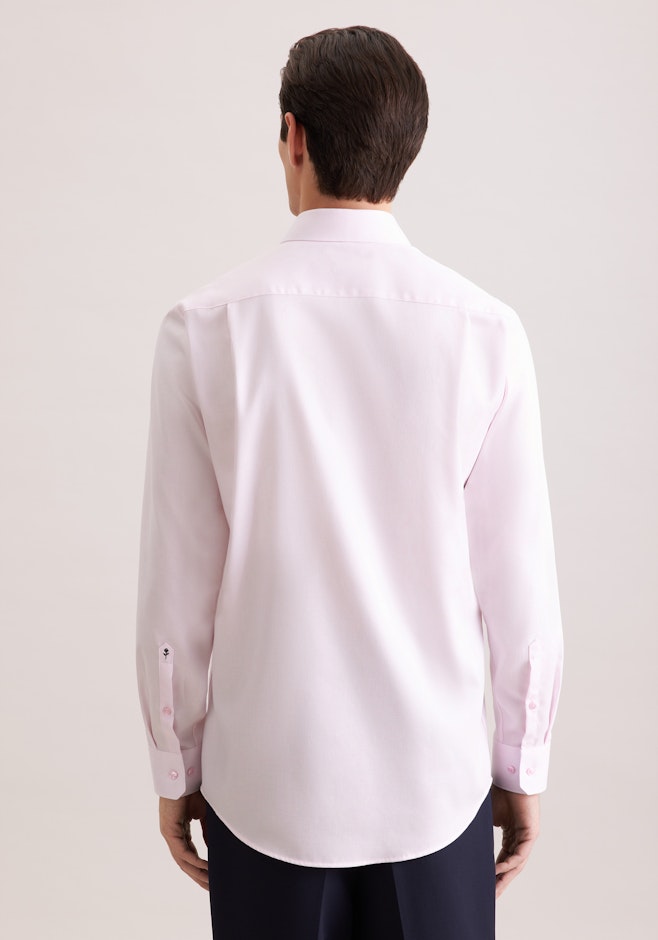 Comfort Business Hemd Struktur in Rosa | Seidensticker Onlineshop