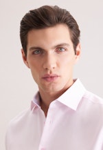 Comfort Business Hemd Struktur in Rosa |  Seidensticker Onlineshop