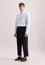 Comfort Business Hemd Struktur in Hellblau |  Seidensticker Onlineshop