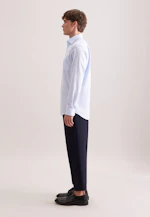 Comfort Business Hemd Struktur in Hellblau |  Seidensticker Onlineshop