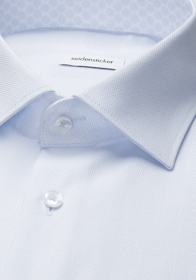Comfort Chemise d'affaires Structure dans Bleu Clair | Boutique en ligne Seidensticker