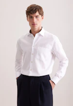 Comfort Business Hemd Struktur in Weiß |  Seidensticker Onlineshop