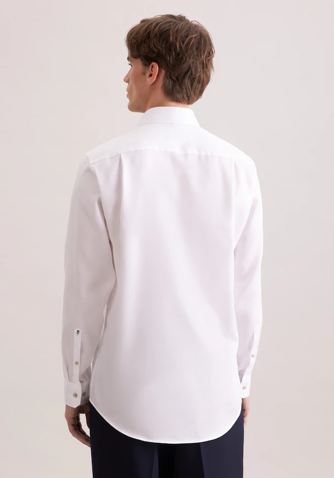 Comfort Chemise d'affaires Structure dans Blanc | Boutique en ligne Seidensticker