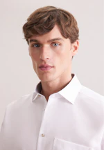 Comfort Business Hemd Struktur in Weiß |  Seidensticker Onlineshop