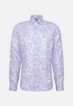 Shaped Leinenhemd Druck in Hellblau |  Seidensticker Onlineshop