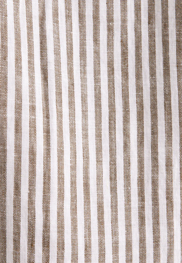 Slim Leinenhemd Gestreift in Grün |  Seidensticker Onlineshop