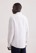 Slim Chemise en lin Rayures in Beige |  Seidensticker Onlineshop