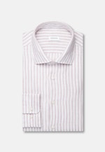 Slim Chemise en lin Rayures in Beige |  Seidensticker Onlineshop