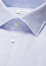 Slim Leinenhemd Gestreift in Mittelblau |  Seidensticker Onlineshop