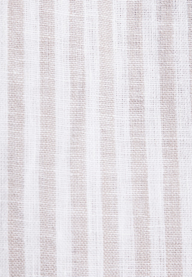 Shaped Chemise en lin Rayures in Beige |  Seidensticker Onlineshop