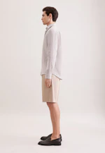 Regular Linen shirt Stripes in Grün |  Seidensticker Onlineshop