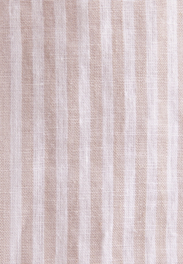 Regular Linen shirt Stripes in Beige |  Seidensticker Onlineshop