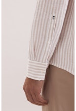 Regular Chemise en lin Rayures in Beige |  Seidensticker Onlineshop