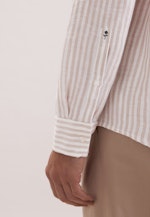 Regular Linen shirt Stripes in Beige |  Seidensticker Onlineshop