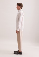 Regular Linen shirt Stripes in Beige |  Seidensticker Onlineshop