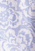 Regular Leinenhemd Druck in Hellblau |  Seidensticker Onlineshop