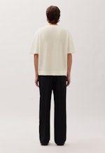 Oversized T-Shirt en maille Uni in Ecru |  Seidensticker Onlineshop