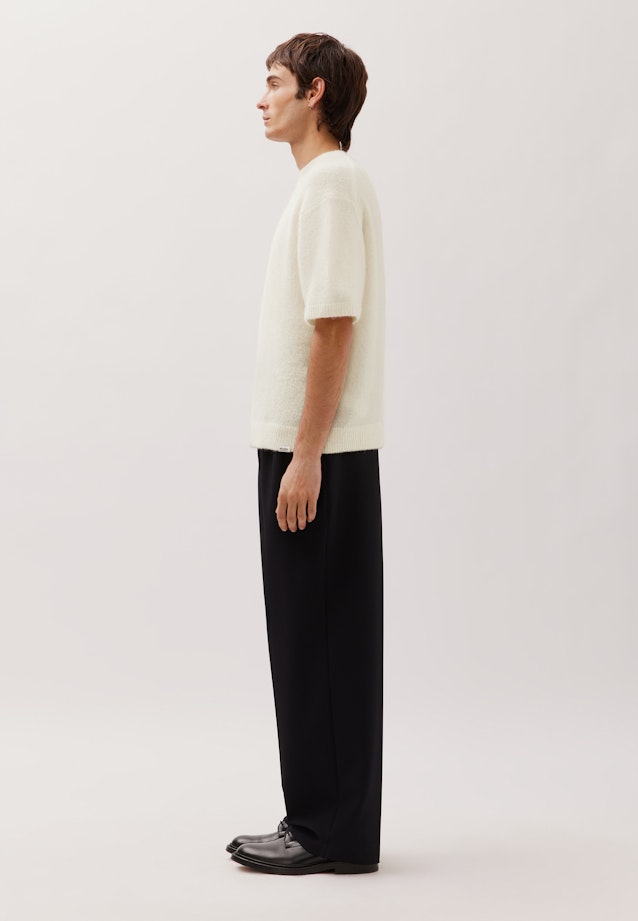 Oversized T-Shirt en maille Uni in Ecru |  Seidensticker Onlineshop