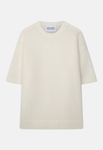Oversized T-Shirt en maille Uni in Ecru |  Seidensticker Onlineshop