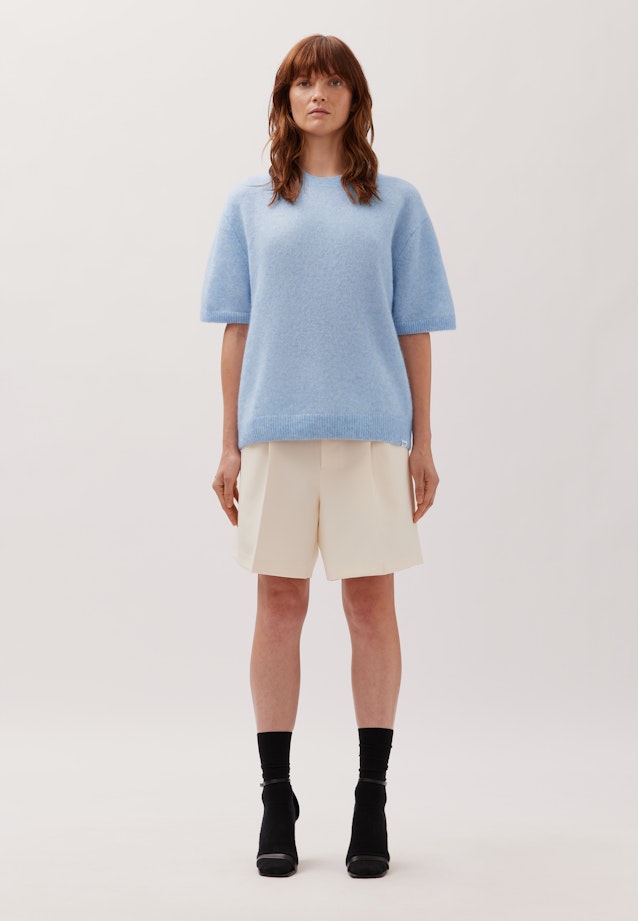 Oversized T-Shirt en maille Uni in Bleu Clair |  Seidensticker Onlineshop