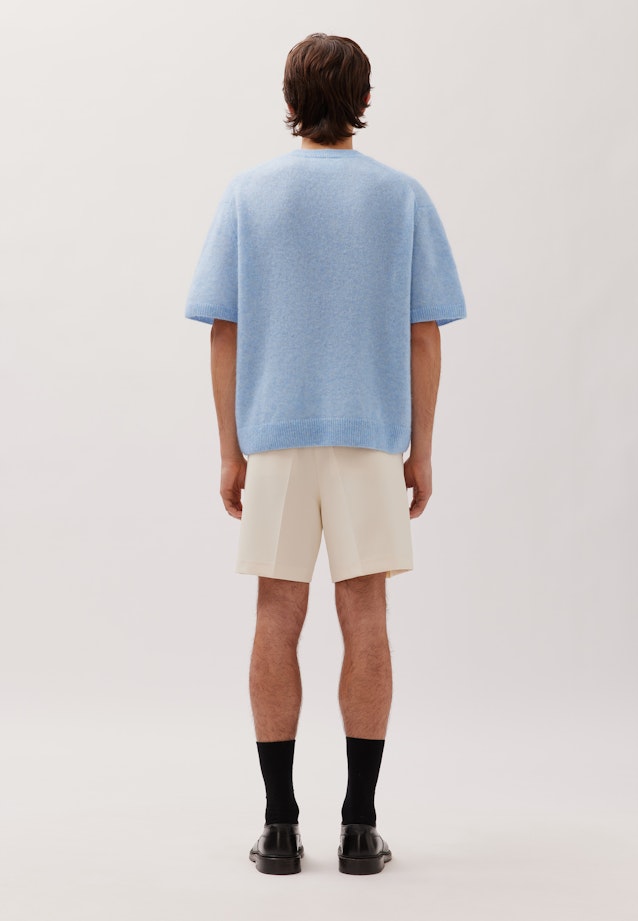 Oversized T-Shirt en maille Uni in Bleu Clair |  Seidensticker Onlineshop