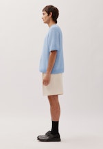 Oversized T-Shirt en maille Uni in Bleu Clair |  Seidensticker Onlineshop