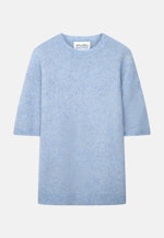 Oversized T-Shirt en maille Uni in Bleu Clair |  Seidensticker Onlineshop