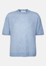 Oversized T-Shirt en maille Uni in Bleu Clair |  Seidensticker Onlineshop