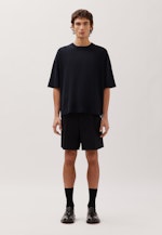 Regular T-Shirt en maille Uni in Noir |  Seidensticker Onlineshop