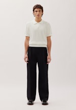 Regular Polo en maille Uni in Ecru |  Seidensticker Onlineshop