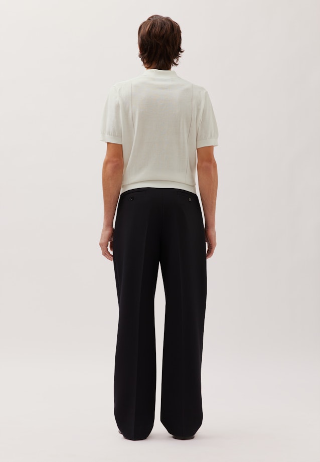 Regular Polo en maille Uni in Ecru |  Seidensticker Onlineshop