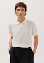 Regular Polo en maille Uni in Ecru |  Seidensticker Onlineshop