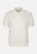 Regular Polo en maille Uni in Ecru |  Seidensticker Onlineshop