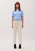 Regular Polo en maille Uni in Bleu Clair |  Seidensticker Onlineshop