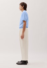 Regular Polo en maille Uni in Bleu Clair |  Seidensticker Onlineshop