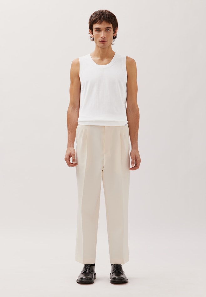 Regular haut Uni dans Blanc | Boutique en ligne Seidensticker