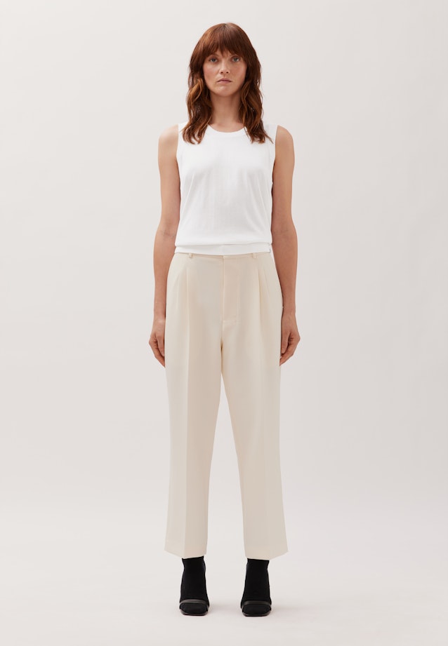 Regular haut Uni in Blanc |  Seidensticker Onlineshop