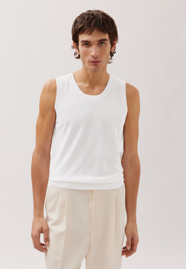 Regular haut Uni in Blanc |  Seidensticker Onlineshop