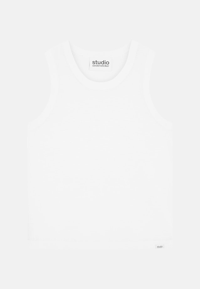 Regular haut Uni in Blanc |  Seidensticker Onlineshop