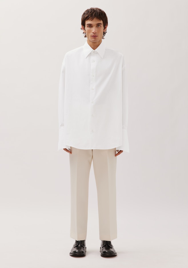 Oversized Hemd aus Baumwolle in Weiß | Seidensticker Onlineshop