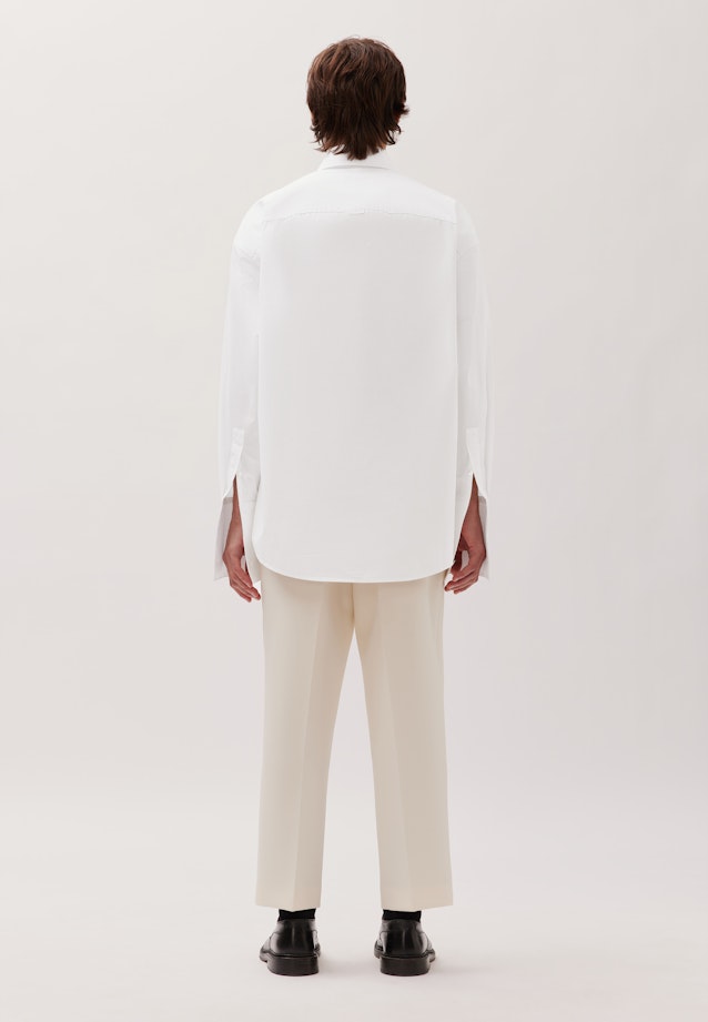 Oversized Hemd aus Baumwolle in Weiß |  Seidensticker Onlineshop